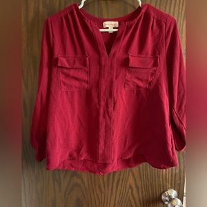 Red woman’s blouse